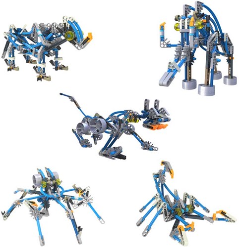 K'nex coffret de construction Cyborg Creatures - 15 modèles - 196 pièces - jouet STEM-3