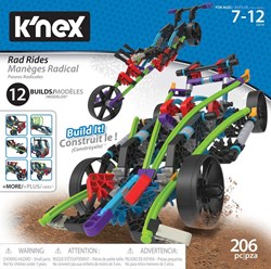 K'nex bouwset snelle auto's - 12 modellen - constructiespeelgoed