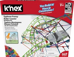K'nex achtbaan bouwset Typhoon Frenzy - STEM speelgoed - Multicolor