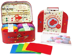 Buttonbag kit de tricot - jouet créatif pour enfants - multicolore