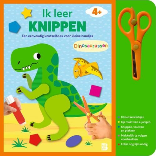 Ballon livre de bricolage Dinosaures avec ciseaux pour enfants