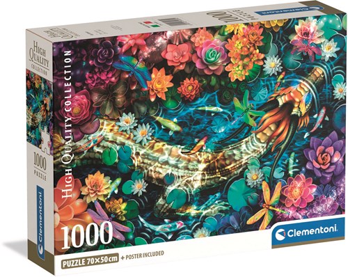 Clementoni puzzle 1000 pièces Koi River casse-tête adultes-2