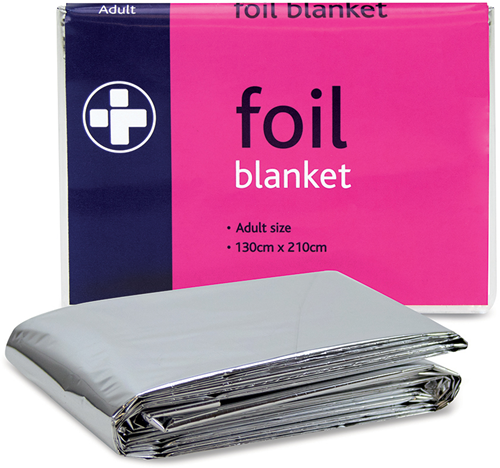 Koolpak couverture de survie en aluminium 130 x 210cm - lot de 6