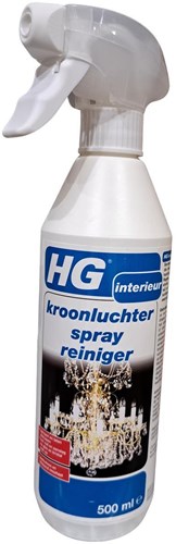 HG kroonluchterreiniger spray 500ml voor glanzend resultaat
