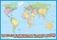 KS Games wereldkaart puzzel - educatief speelgoed - 200 stukjes