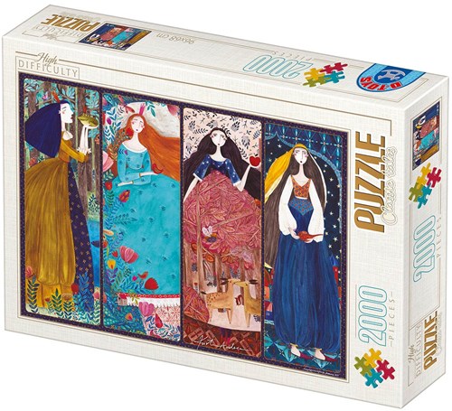 D-Toys puzzle collage Kurti Andi 2000 pièces plaisir de puzzle-2