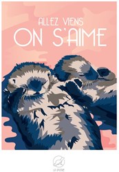 La Loutre puzzel 1000 stukjes ON S'AIME - legpuzzel voor volwassenen
