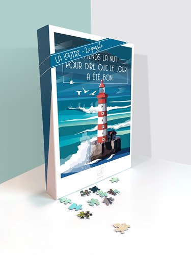 La Loutre puzzle 1000 pièces - puzzle d'art pour adultes-2
