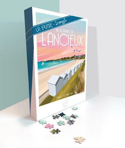 La Loutre puzzel 1000 stukjes - Plage de Saint-Sieu - legpuzzel-2