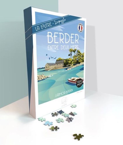 La Loutre puzzle BERDER entre deux mers - LARMOR-BADEN - 1000 pièces-2