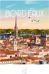 La Loutre puzzle BORD'EAUX - 1000 pièces puzzle Bordeaux