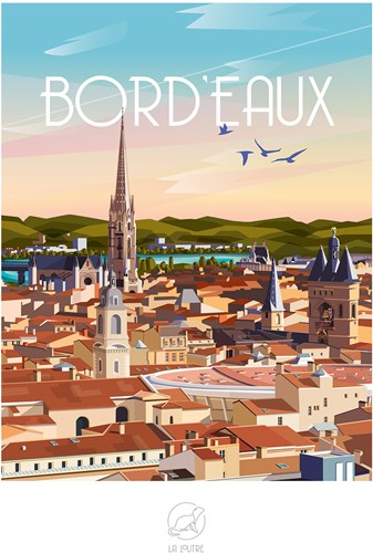 La Loutre puzzle BORD'EAUX - 1000 pièces puzzle Bordeaux