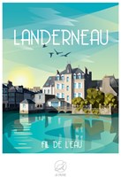 La Loutre puzzle LANDERNEAU Fil de l'Eau - puzzle 1000 pièces