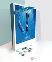 La Loutre puzzle eau 1000 pièces - puzzle adulte-2