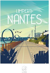 La Loutre puzzle NANTES - 1000 pièces casse-tête adulte ville