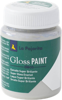 La Pajarita glansverf grijs 75ml - waterbasis hobbyverf