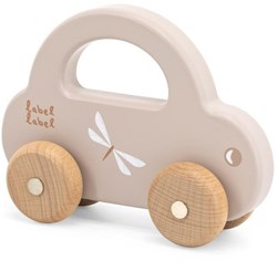 Label Label houten auto nougat - FSC beukenhout peuterspeelgoed