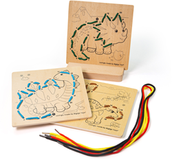 Bigjigs Lijnen met Getallen Dinosaurussen