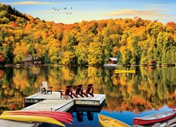 Eurographics puzzel Lakeside Cottage Quebec - - 1000 stukjes