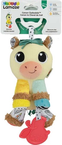 Lamaze jouet éducatif pour bébé Carson le cheval de trait - peluche sensorielle