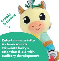 Lamaze jouet éducatif pour bébé Carson le cheval de trait - peluche sensorielle-2