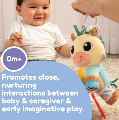 Lamaze jouet éducatif pour bébé Carson le cheval de trait - peluche sensorielle-3