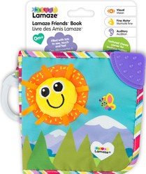 Tomy babyboek Lamaze stoffen activiteitenboekje met clip