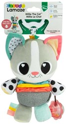 Lamaze knuffel Millie de Kat - educatief babyspeelgoed grijs