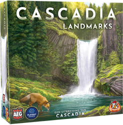 White Goblin Games bordspel uitbreiding Cascadia Landmarks 10+ educatief