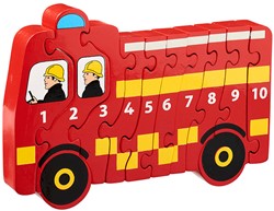 Lanka Kade 1-10 puzzels - Brandweerauto (10)