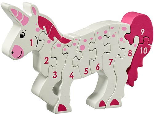 Lanka Kade Lanka Kade - 1-10 puzzel - Eenhoorn (10)