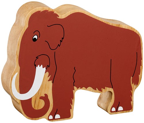 Lanka Kade mammouth jouet brun grand - figurine animale en bois éducative
