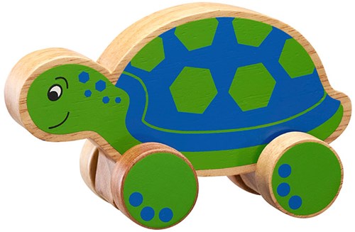 Lanka Kade jouet à pousser tortue en bois jouet éducatif