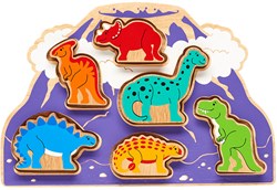 Puzzle de formes Lanka Kade - Dinosaures (6)