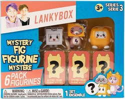 Lankybox speelgoed mini mystery figures 6-pack multicolor