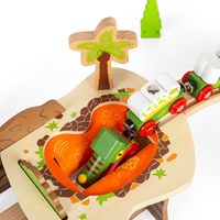 BigJigs houten treinset Lava Pit - speelgoedaccessoire dinosaurus-2