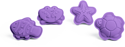 Bigjigs Lavendel paars Character Sand Moulds