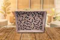 Little Creations mozaïek dienblad DIY pakket zand - creatief knutselpakket