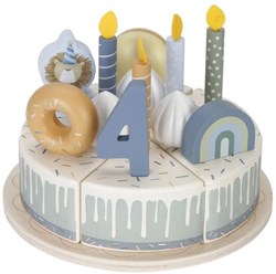 Little Dutch gâteau d'anniversaire en bois jouet FSC 1-5 ans