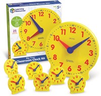 Learning Resources ensemble d'horloges éducatives - jouet horloge apprentissage