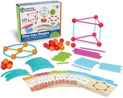 Learning Resources coffret géométrie - jeu éducatif de construction et d'apprentissage