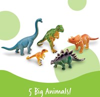 Learning Resources jouets dinosaures - Jumbo Dinosaurs set - éducatif-2