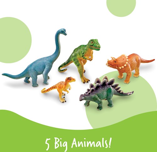 Learning Resources jouets dinosaures - Jumbo Dinosaurs set - éducatif-2