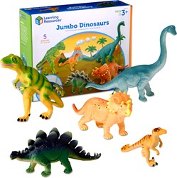 Learning Resources jouets dinosaures - Jumbo Dinosaurs set - éducatif