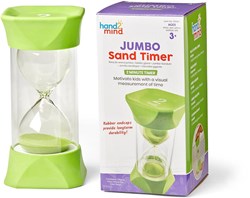Learning Resources zandloper speelgoed - Jumbo Sand Timer 2 minuten groen