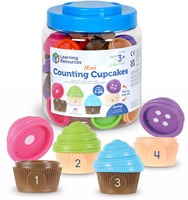 Learning Resources jeu de comptage Mini Counting Cupcakes jouet éducatif
