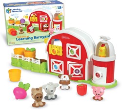 Learning Resources jouet éducatif ferme - Peekaboo Barnyard Playset