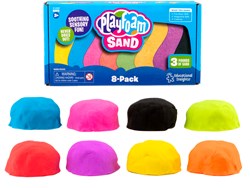 Learning Resources jouet sensoriel Playfoam Sand 8-Pack multicolore