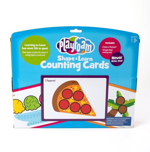 Learning Resources jeu éducatif Playfoam pour apprendre à compter - cartes colorées-2