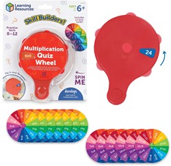 Learning Resources educatief spel Skill Builders Multiplication Quiz Wheel